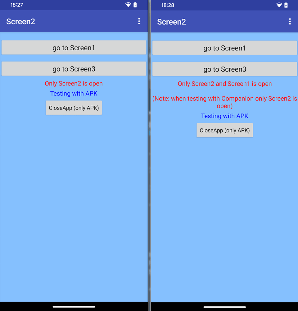 Switch screens correctly 2 methods Tutorials and Guides MIT App