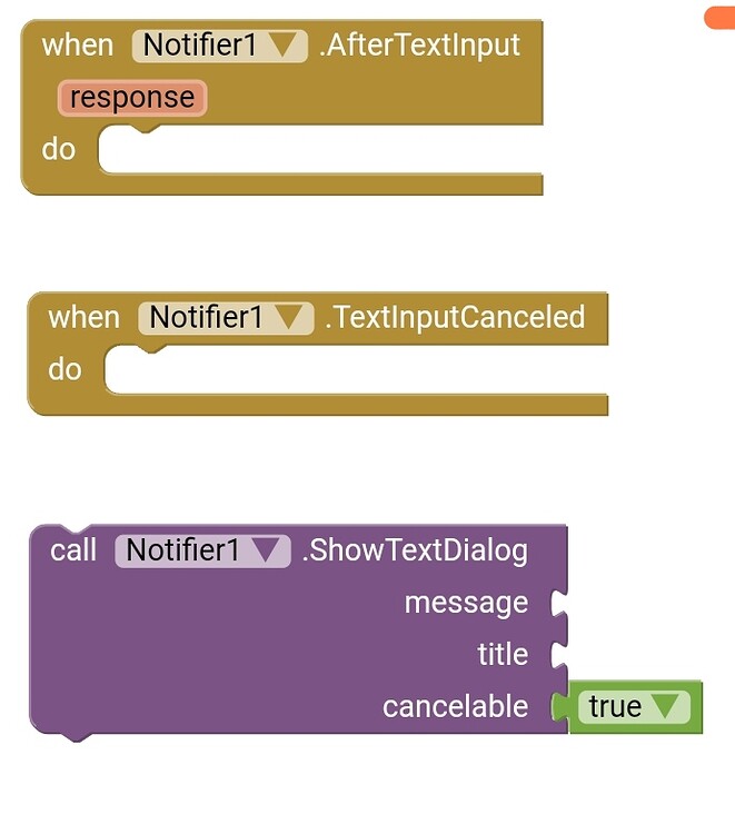 Using Notifierlistpicker To Get An Input From The User Mit App Inventor Help Mit App 5062