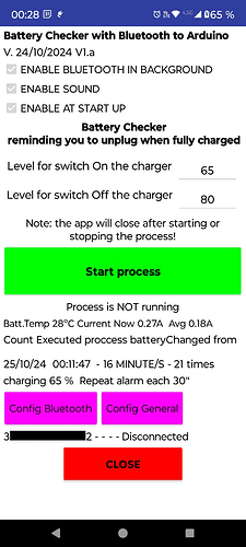 BatteryCheckerWithBluetoothForArduino