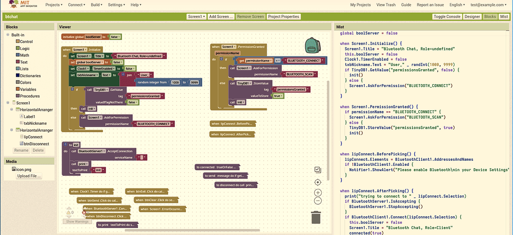 The Mist Project: AI and Syntax Integration for App Inventor - Open ...
