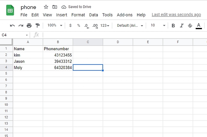 googlesheet