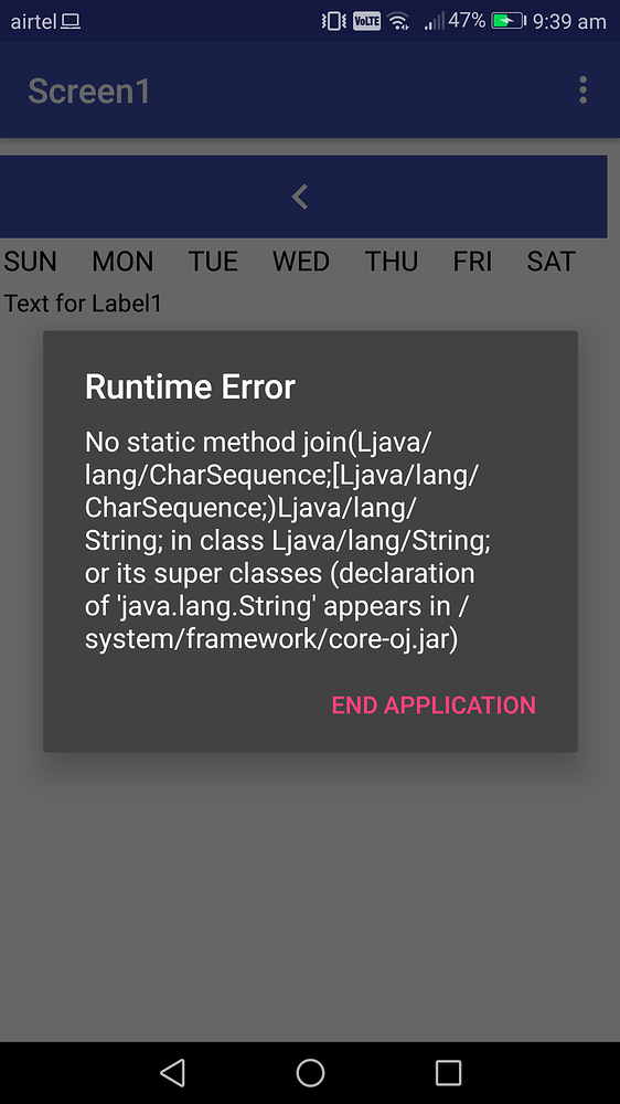 Error for joining text in extension - Extension Development - MIT App ...