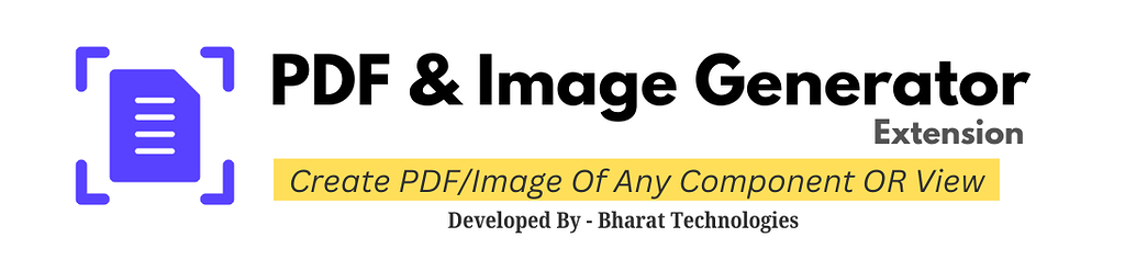 [Paid] PDF Generator, Image Generator Extension, Component To PDF ...
