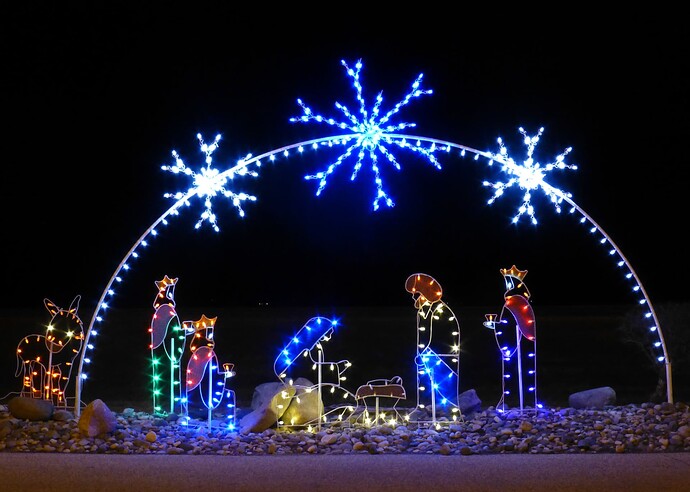 NativityChristmasLights2