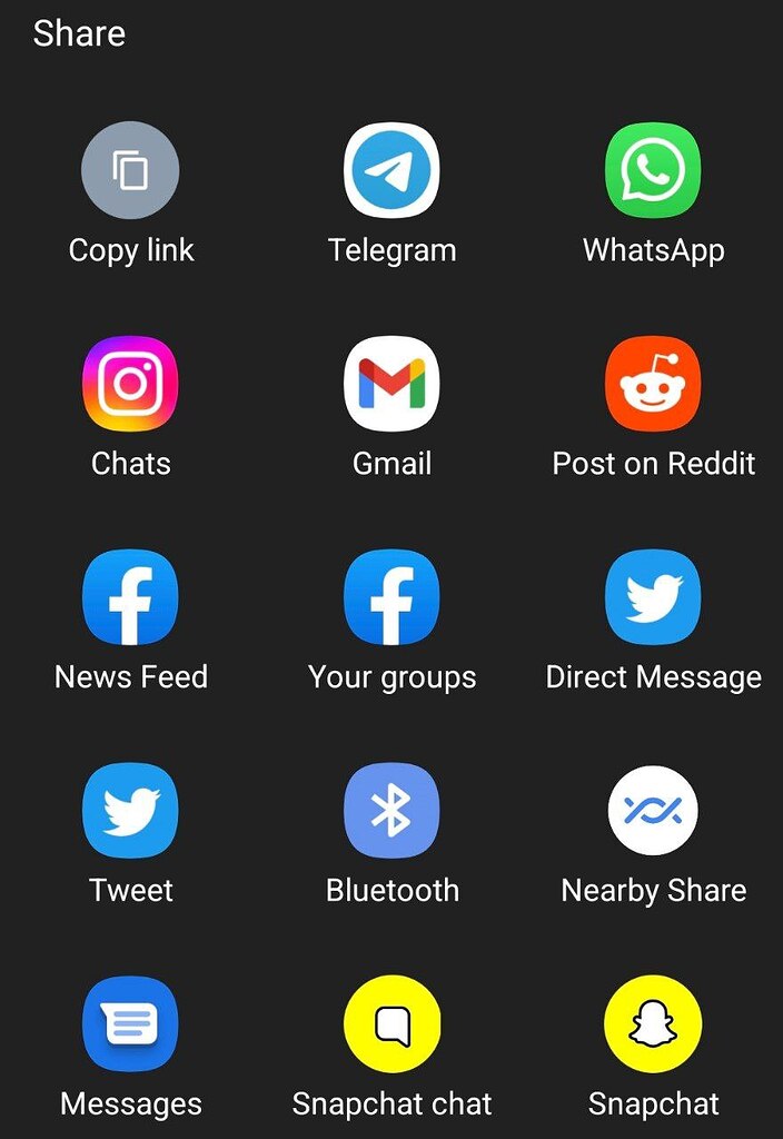 Add application to share list? MIT App Inventor Help MIT App