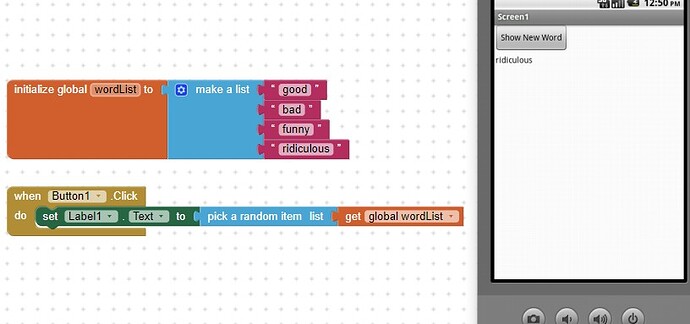 I want to design an app that generates random words - #4 by SteveJG ...