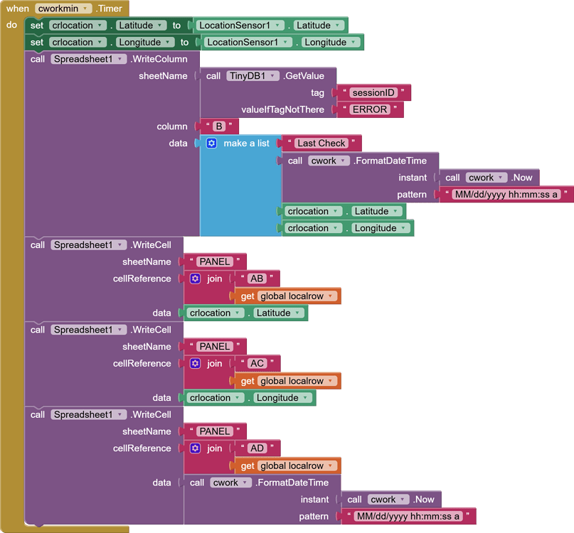 Write replacing data - Google Sheets - MIT App Inventor Help - MIT App ...