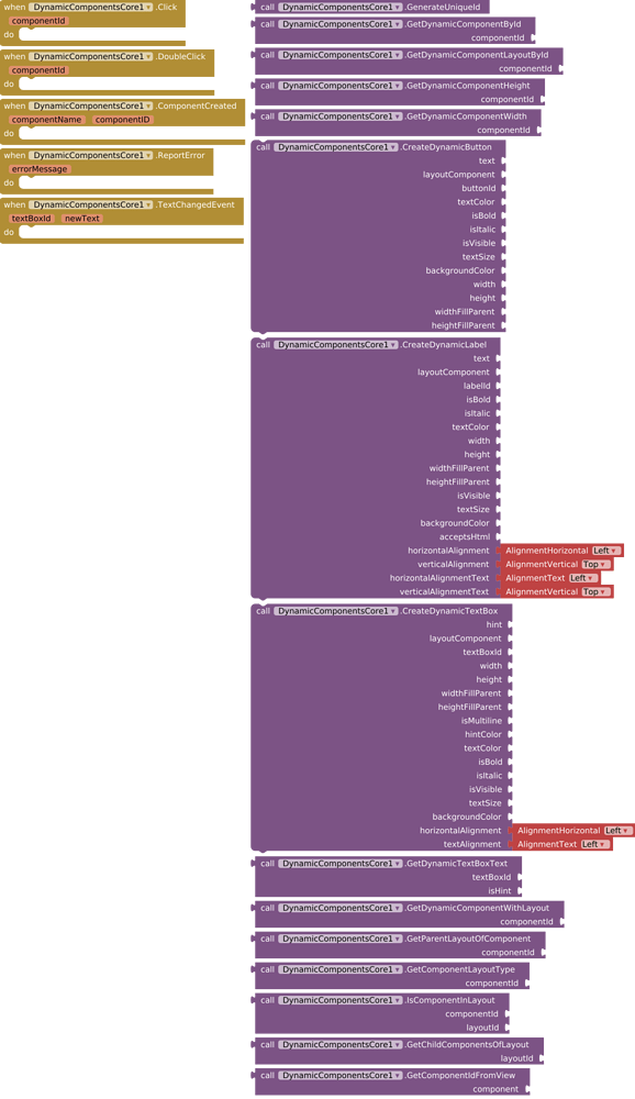 [F/OS] Dynamic Components - Extensions - MIT App Inventor Community