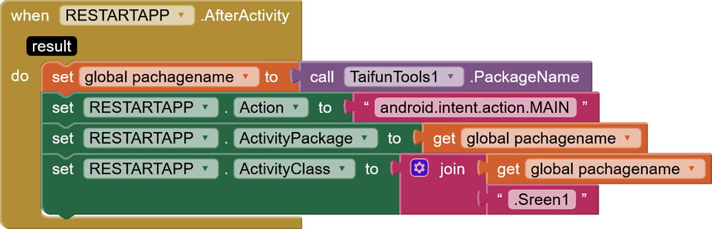 App Restart Button Mit App Inventor Help Mit App Inventor Community