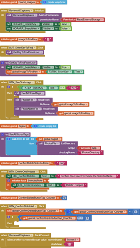 Review Stored Blocks