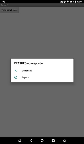 Crash app