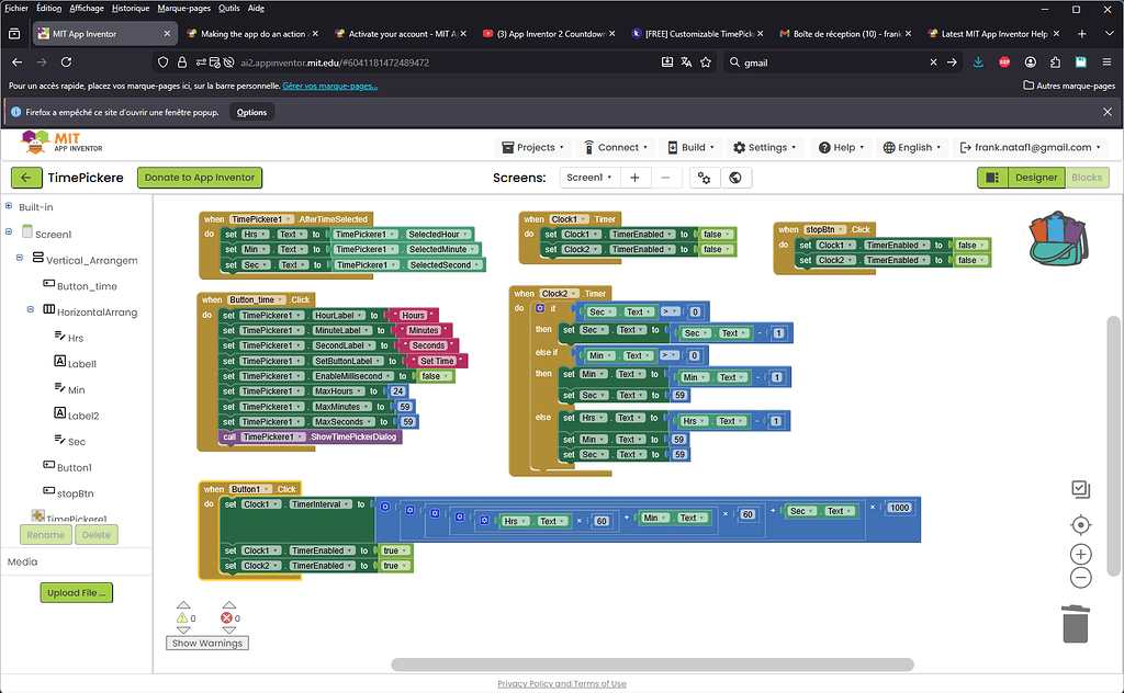 Countdown Timer Mit App Inventor Help Mit App Inventor Community