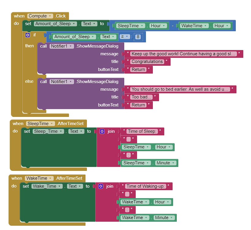 Trying to make a Sleep Tracker App - MIT App Inventor Help - MIT App ...