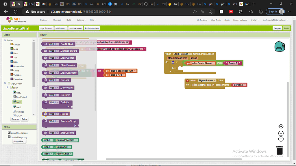 My MIT App doesn't have post text in WebView? i'm a newbie - MIT App ...