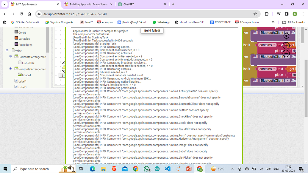 Help with project compiling - MIT App Inventor Help - MIT App Inventor ...
