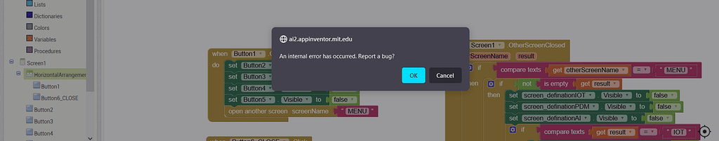 Internal error bug | how to avoid in future - Bugs and Other Issues ...