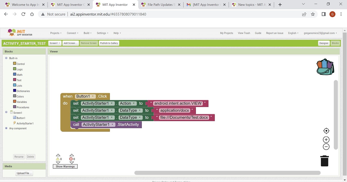 Word extensions in Activity Starter MIT App Inventor Help MIT App