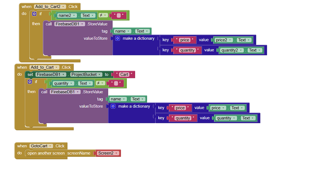 Help with my mini add to cart feature - MIT App Inventor Help - MIT App ...