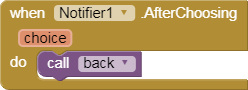 when Notifier1 AfterChoosing