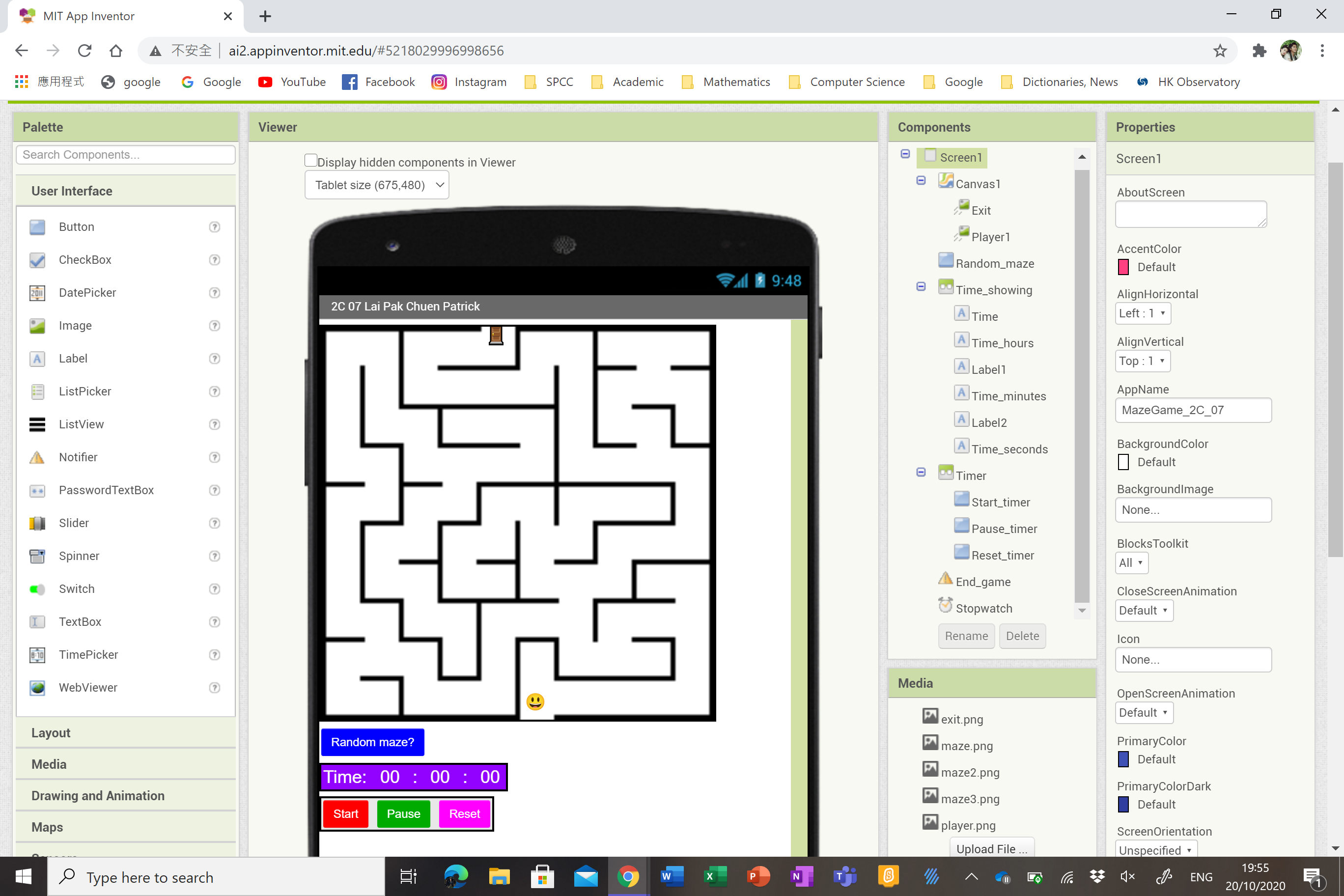 Need help for making a maze game! - MIT App Inventor Help - MIT App Inventor  Community