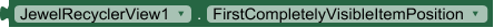 FirstCompletelyVisibleItemPosition