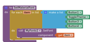 MyFonts → use your own custom fonts (a modified version of @Ken's YourFont  extension) - Extensions - MIT App Inventor Community
