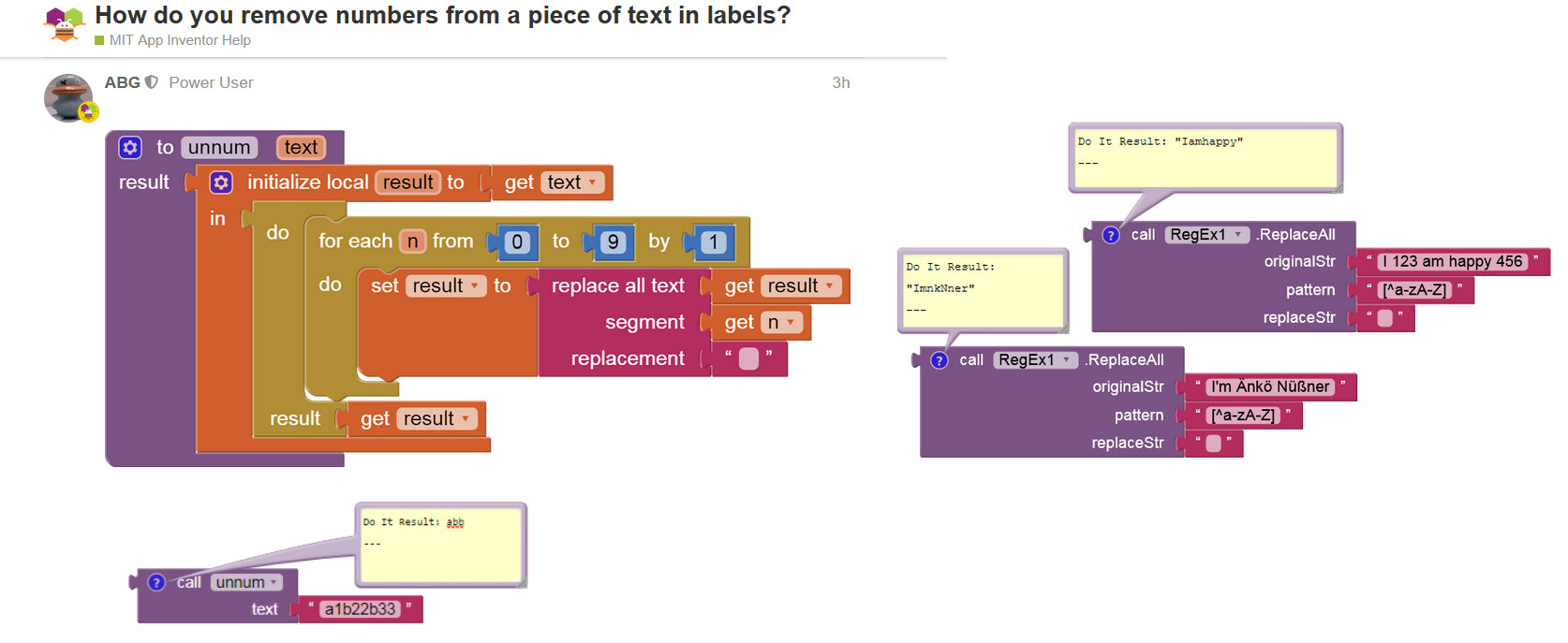 Show Only Text On A Label MIT App Inventor Help MIT App Inventor