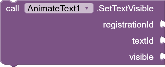 SetVisible