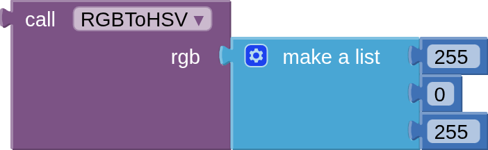Mit App Inventor Rgb My complementary and triadic color calculator doesn't work, need help ...