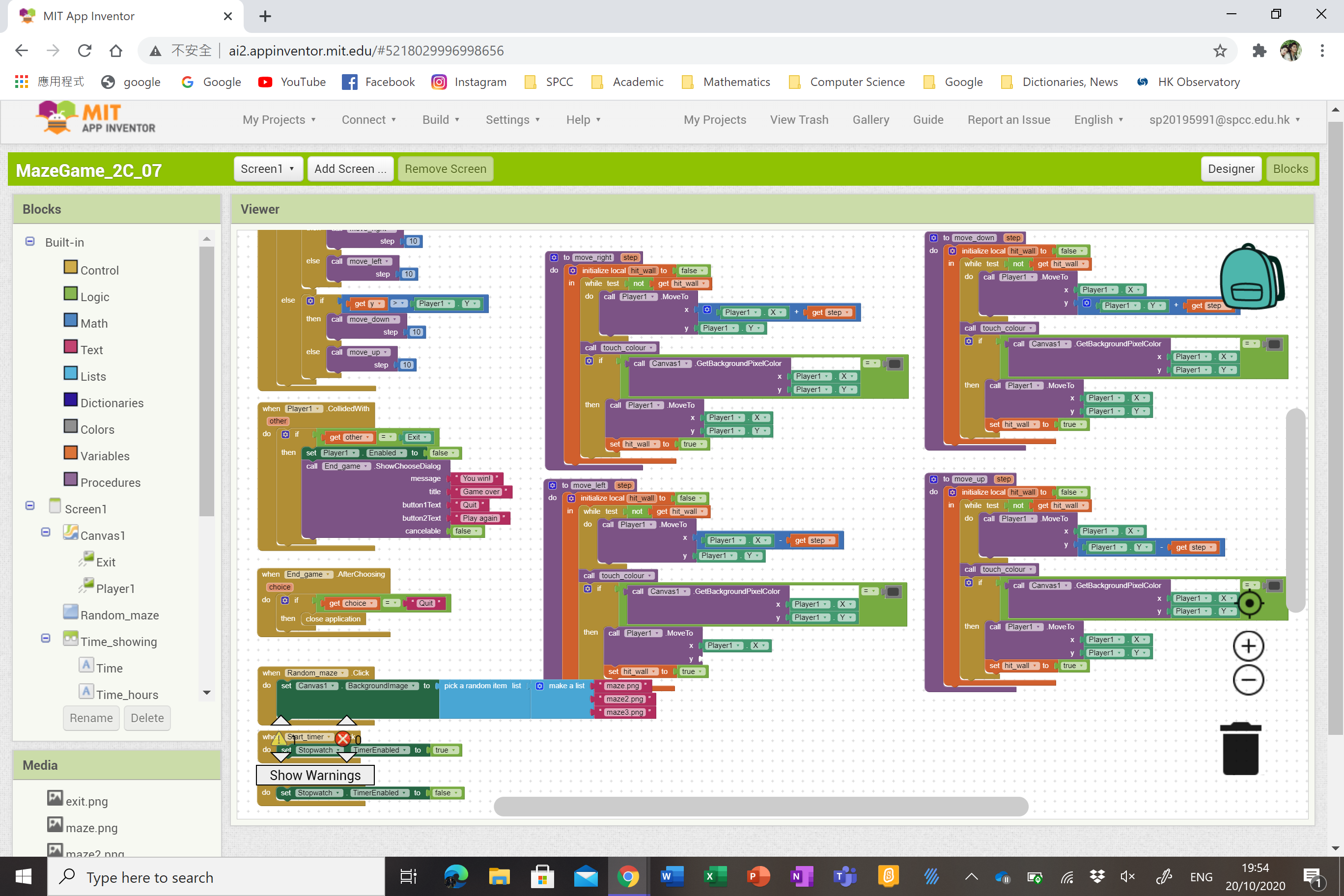 Need help for making a maze game! - MIT App Inventor Help - MIT