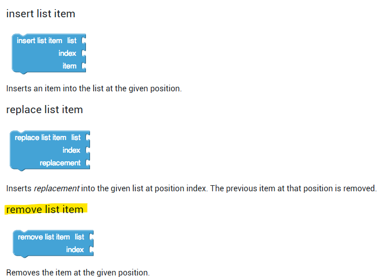 removeListItem