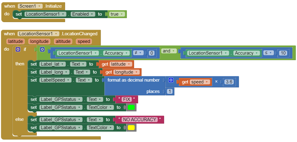 Location Sensor App Inventor Strange readings location sensor speed - MIT App Inventor Help - MIT ...