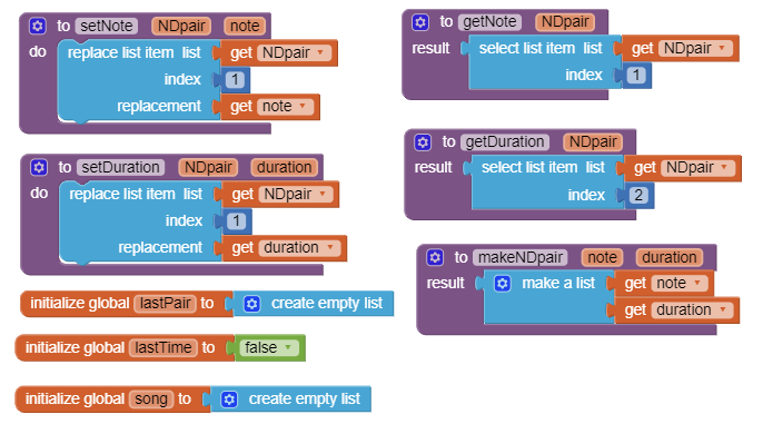 Xylophone Variables & Procedures