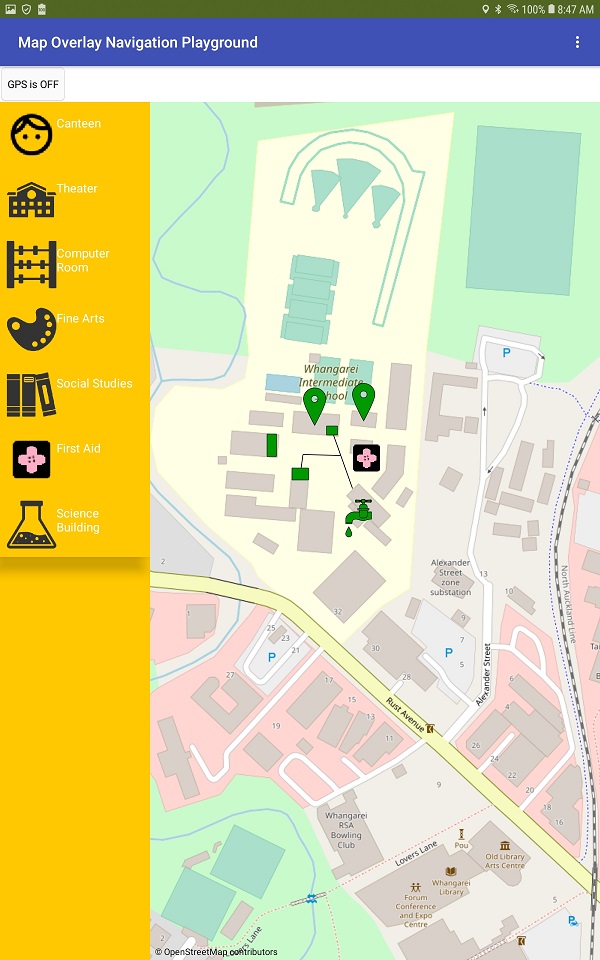 Map Overlay App 