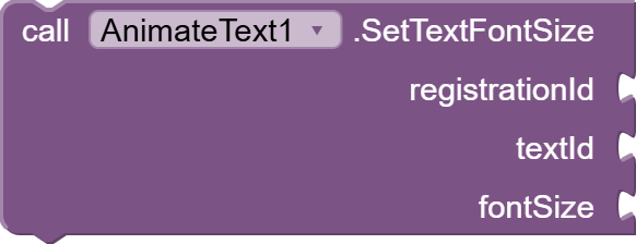 SetTextFontSize