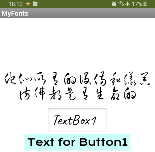 MyFonts → use your own custom fonts (a modified version of @Ken's YourFont  extension) - Extensions - MIT App Inventor Community