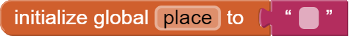 variable «place»