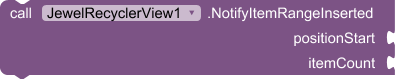 NotifyItemRangeInserted