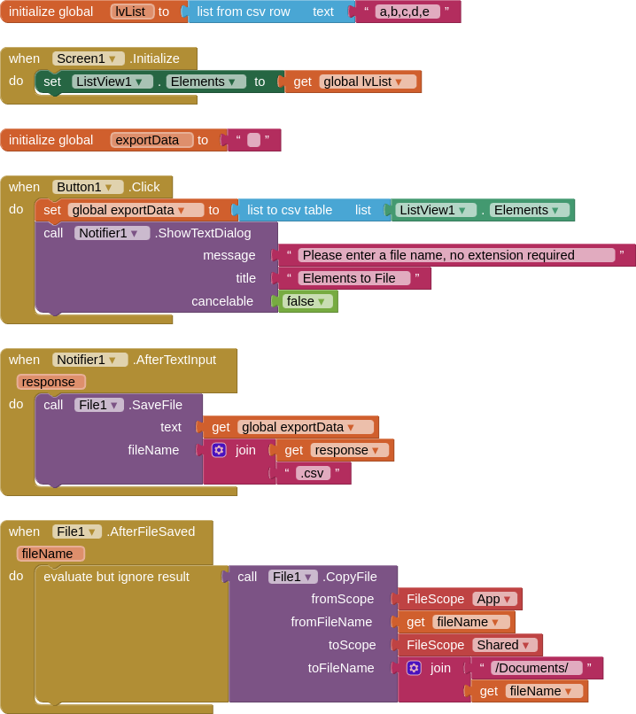 how-can-i-transfer-the-listview-elements-as-a-file-to-the-phone-of-the