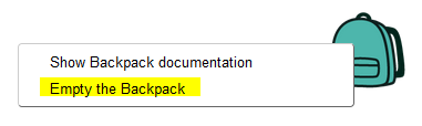 Empty the BackPack
