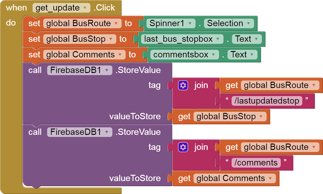 Help for Firebase store value and get value - MIT App Inventor Help