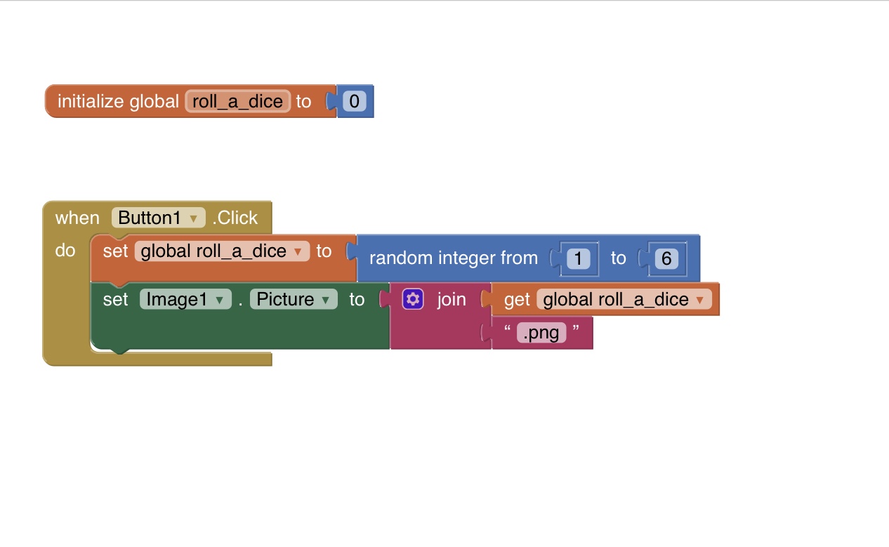 Make The Dice Rolling Application With MIT App Inventor