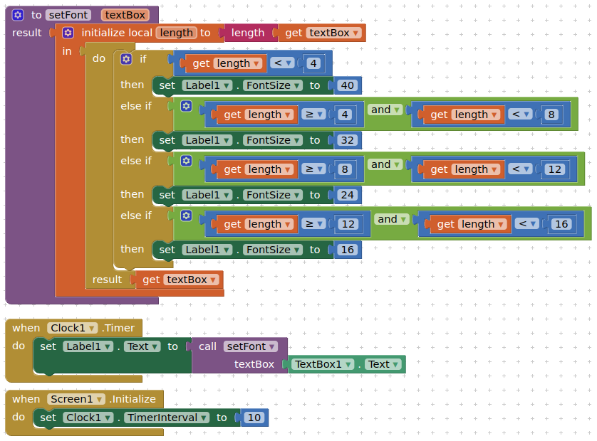 Change Text Size Automatically MIT App Inventor Help MIT App