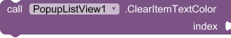 ClearItemTextColor_Call_Method