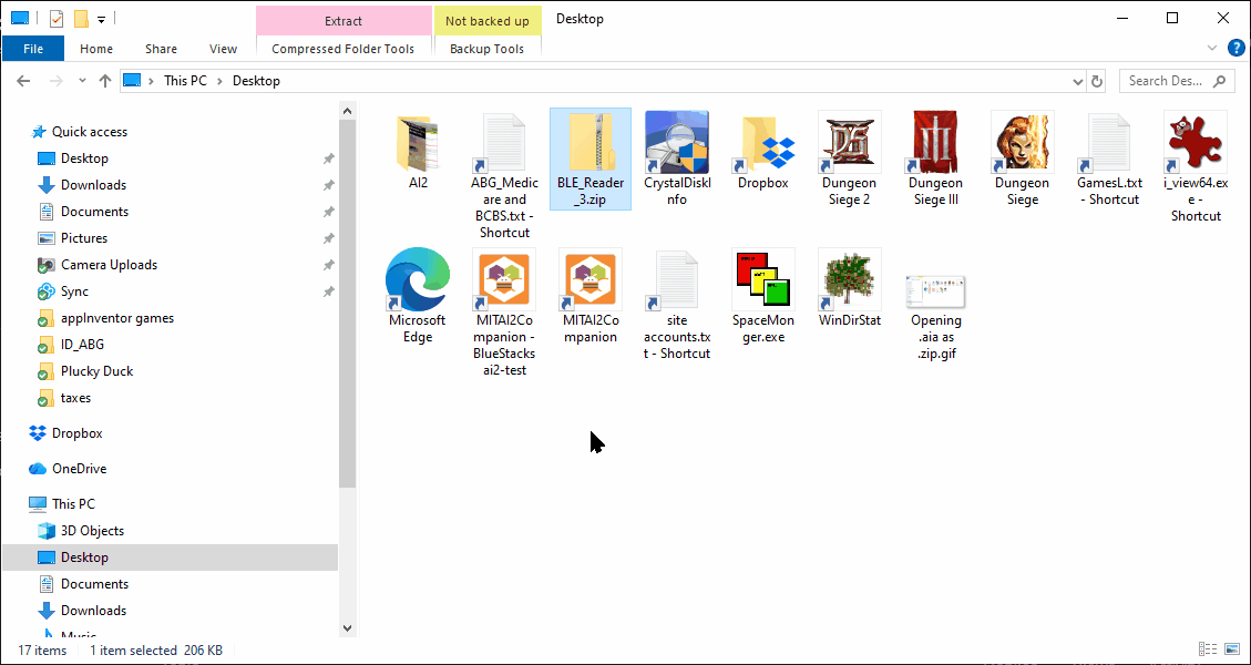 Opening .aia as .zip part 2