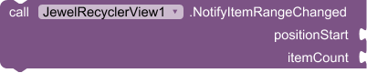 NotifyItemRangeChanged