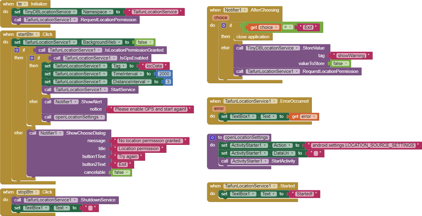 Taifun TM extension for appinventor with a huawei y5p Android 10 -  Extensions - MIT App Inventor Community