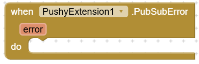 PubSubError