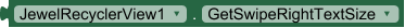 GetSwipeRightTextSize
