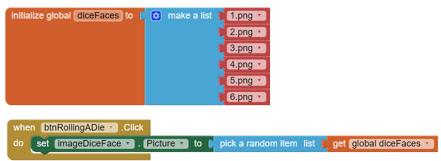 Make The Dice Rolling Application With MIT App Inventor